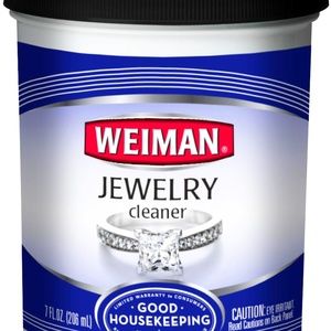 1 JAR Liquid Jewelry Cleaner Metal Gemstone Gold Platinum Titanium 8 DiP Basket